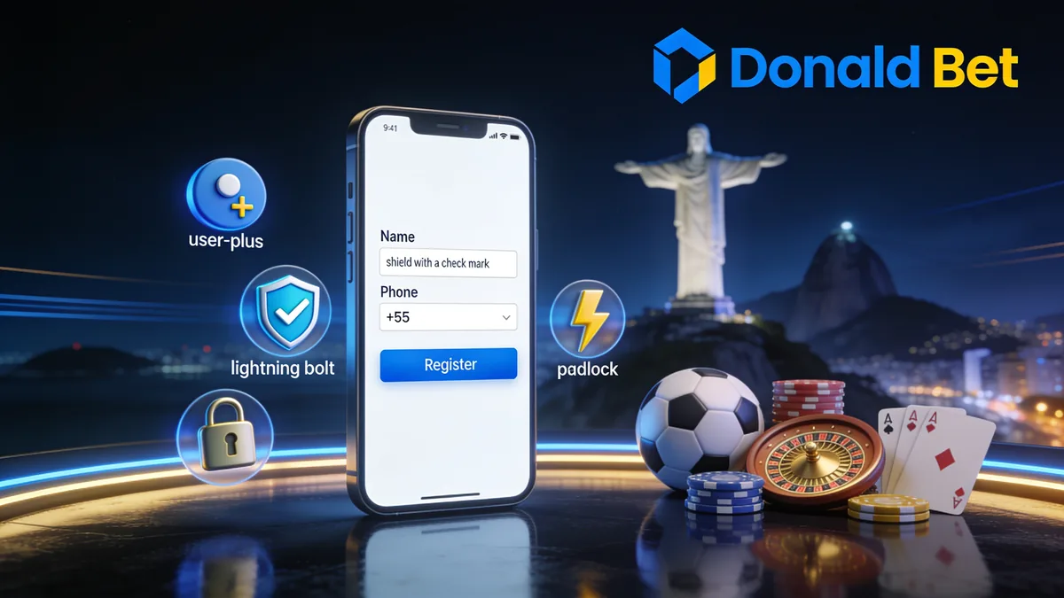 Como se Cadastrar no Donald Bet? para jogadores no Brasil